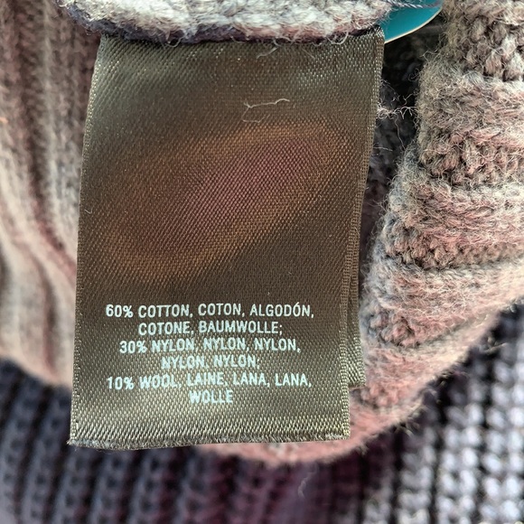 Anthropologie Moth Cuff Sleeve Color Block Tunic Sweater sz S - Picture 9 of 9